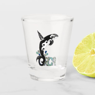 Orca Freedom Art Shot glass
