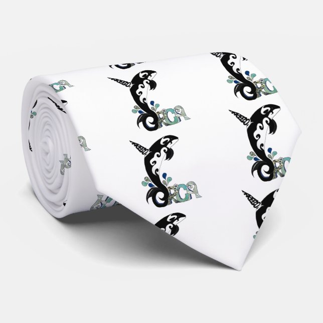 Orca Freedom Art Tie (Rolled)