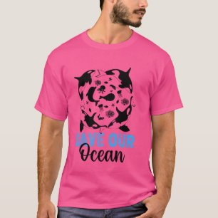 Orca  Graphic For Women Men Kids Whale Long Sleeve T-Shirt