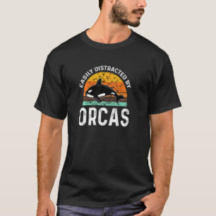 Orca Graphic For Women Men Kids Whale Pul Hoodie T-Shirt