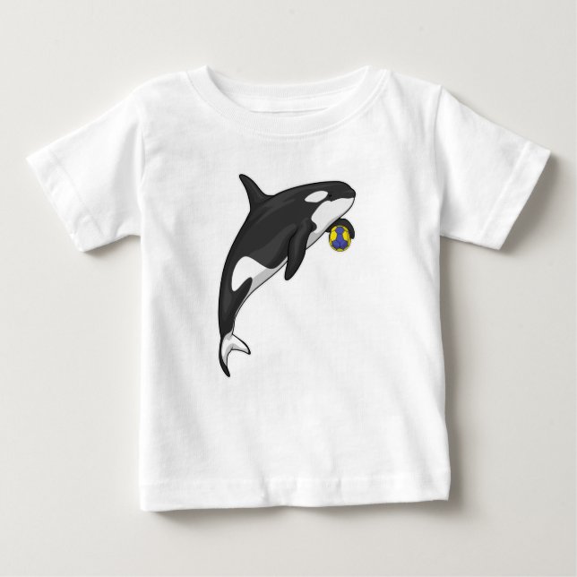 Orca Handball player Handball Baby T-Shirt (Front)