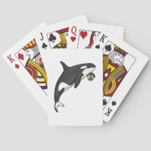Orca Handball player Handball Playing Cards