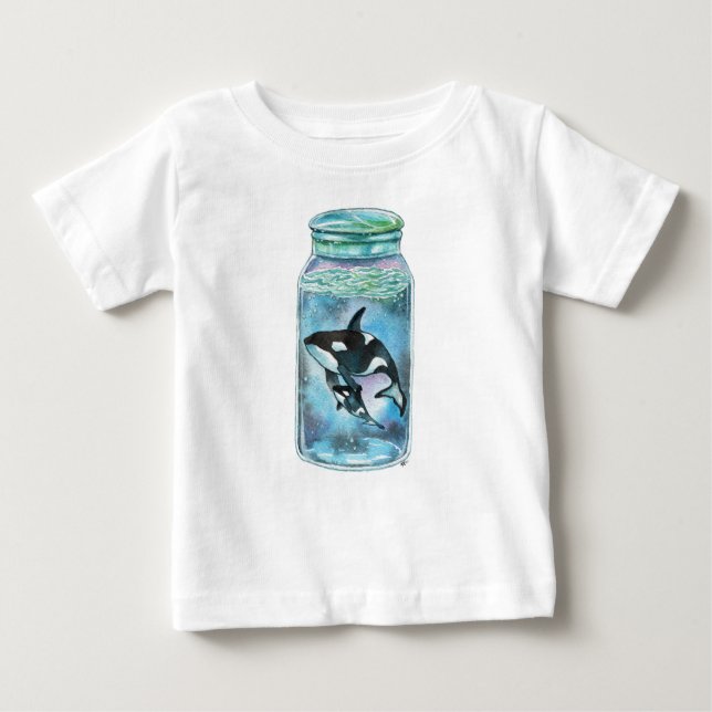Orca in the Jar Baby T-Shirt (Front)