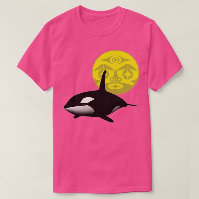Orca in the Sun T-Shirt (Design Front)