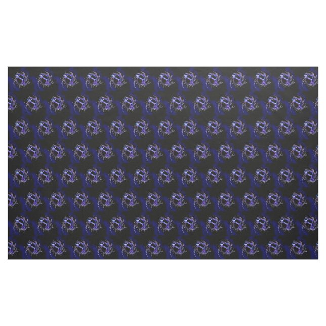 Orca jumping by a circle made of water fabric (Yard)