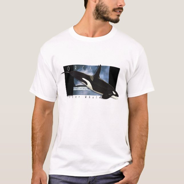 Orca, Killer Whale art T-Shirt (Front)