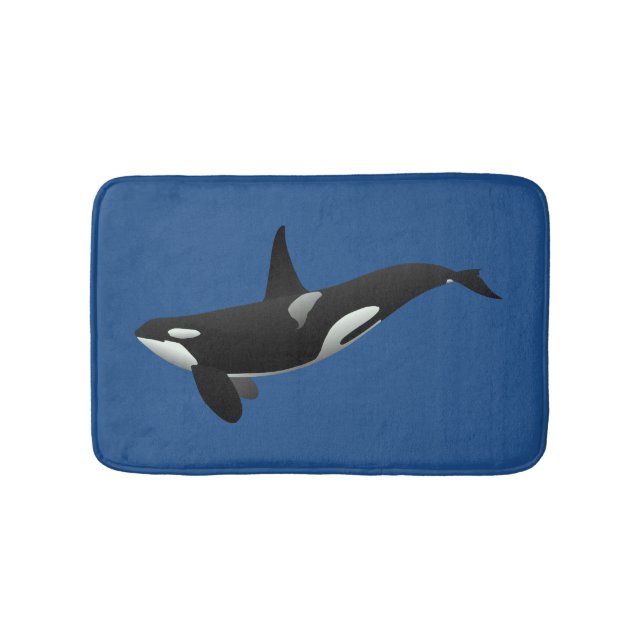 Orca Killer Whale Bath Mat (Front)