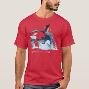 Orca Killer Whale Dolphin Marine Science Biologist T-Shirt
