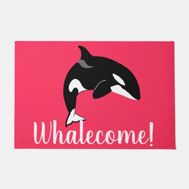 Orca Killer Whale Doormat (Front)