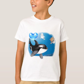 Orca (Killer Whale) I heart designs T-Shirt