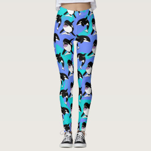 Orca Killer Whale  Leggings