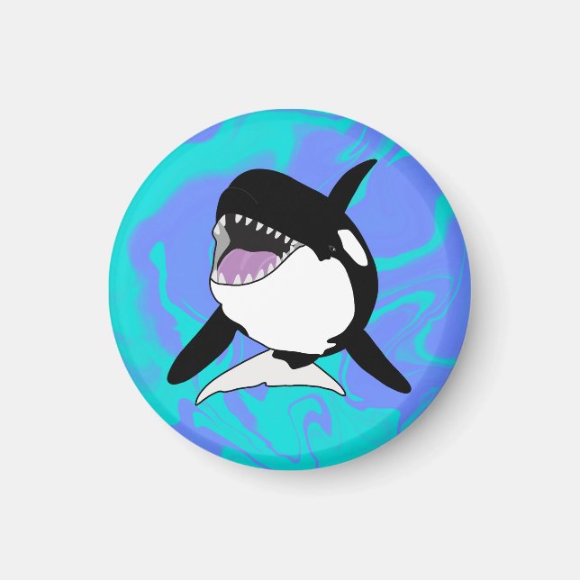Orca Killer Whale Magnet (Front)