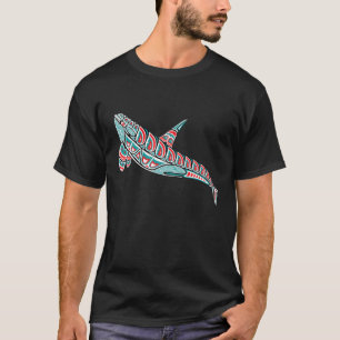 Orca Killer Whale Native American Indian Pacific N T-Shirt