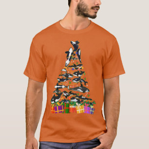Orca Killer Whale Ornament Christmas Tree Sweatshi T-Shirt