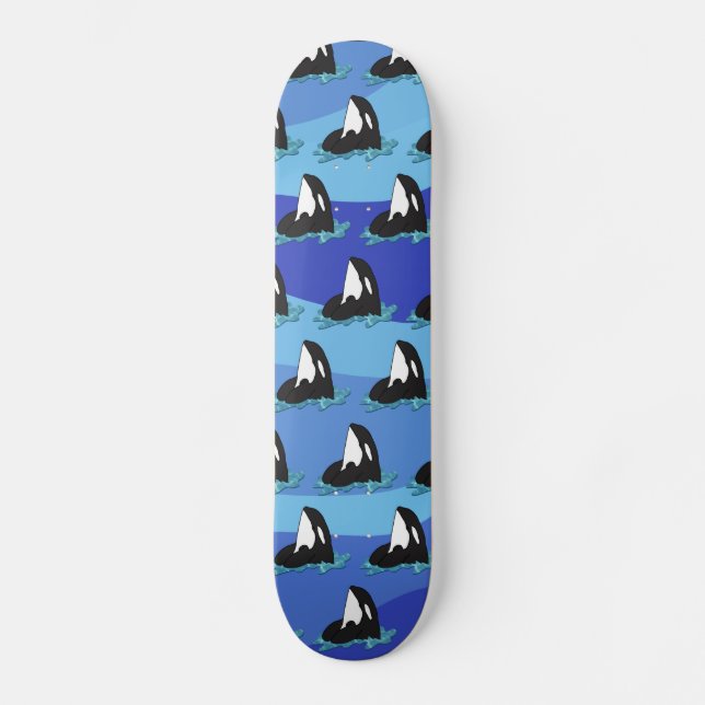 Orca Killer Whale Skateboard (Front)