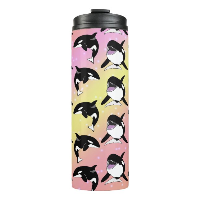 Orca Killer Whale  Thermal Tumbler (Front)