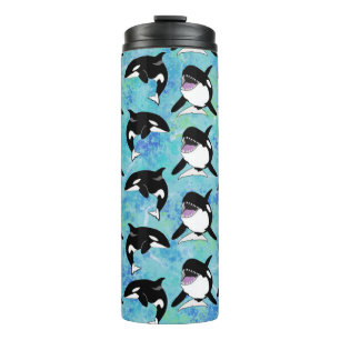 Orca Killer Whale  Thermal Tumbler