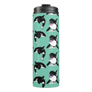 Orca Killer Whale  Thermal Tumbler