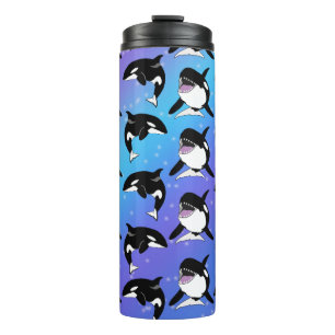 Orca Killer Whale Thermal Tumbler