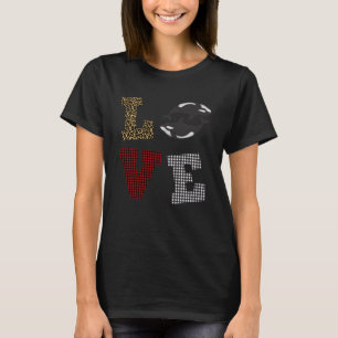 Orca Killer whale Valentines day for women kids T-Shirt
