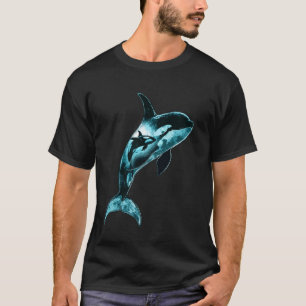 Orca Lovers Art Design Beautiful Killer Whale T-Shirt