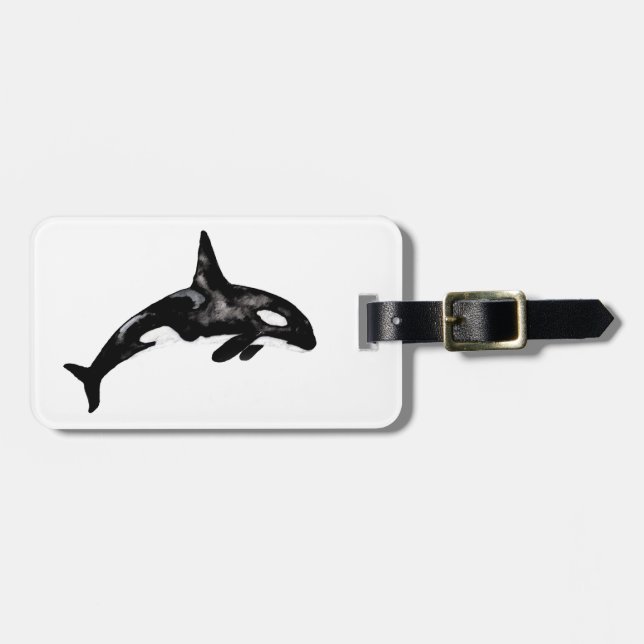 Orca Luggage Tag (Front Horizontal)