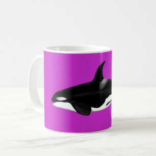 Orca Mug on pink