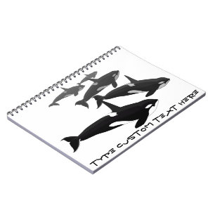 Orca Notebook Personalised Killer Whale Journal