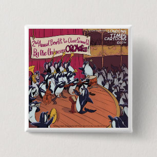 Orca Orchestra Funny 15 Cm Square Badge