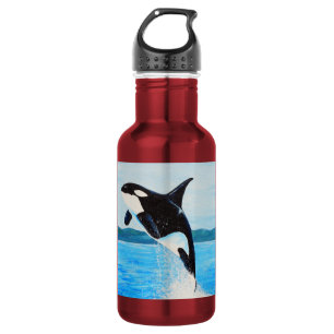 Orca Painting 532 Ml Water Bottle