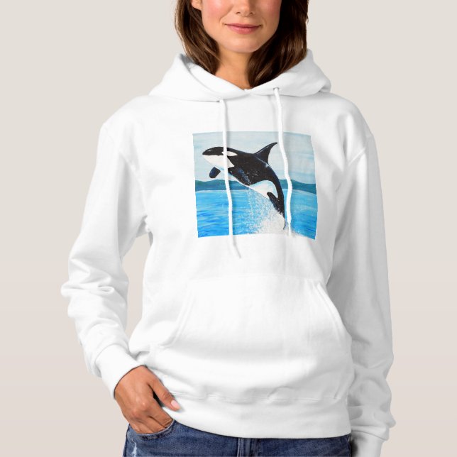 Orca Painting Hoodie (Front)