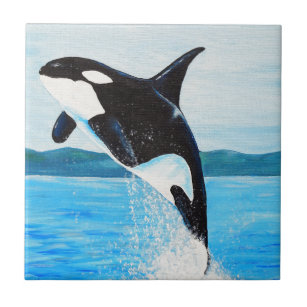 Orca Painting Tile