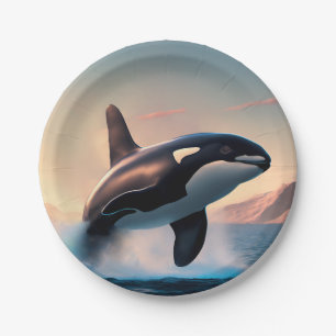 Orca Paper Plate
