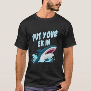 orca plush shark shark women shark mouth Long Slee T-Shirt