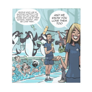 Orca Revenge by Rick London Funny Notepad