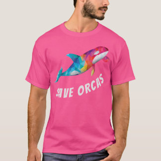 Orca Save Orcas Killer Whale Summer Beach Ocean Di T-Shirt