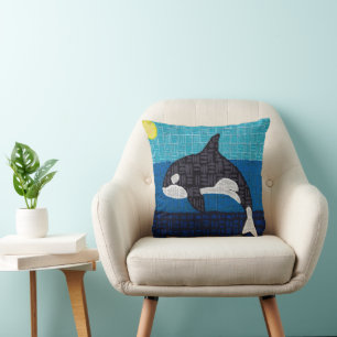 Orca (single) - Throw Pillow