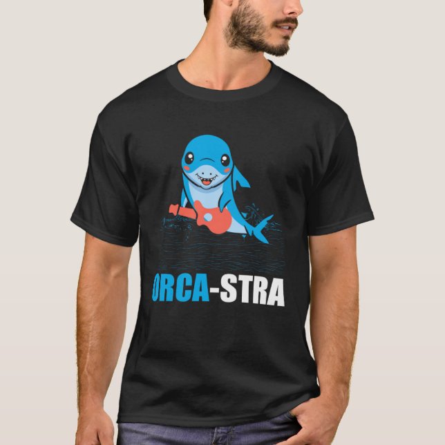 Orca-stra Ocean Orca Sea Mamal Lover Pullover Hood (Front)