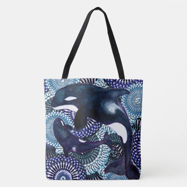 Orca Tribe Tote Bag (Front)