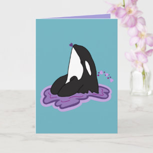 Orca Valentines Day  Card