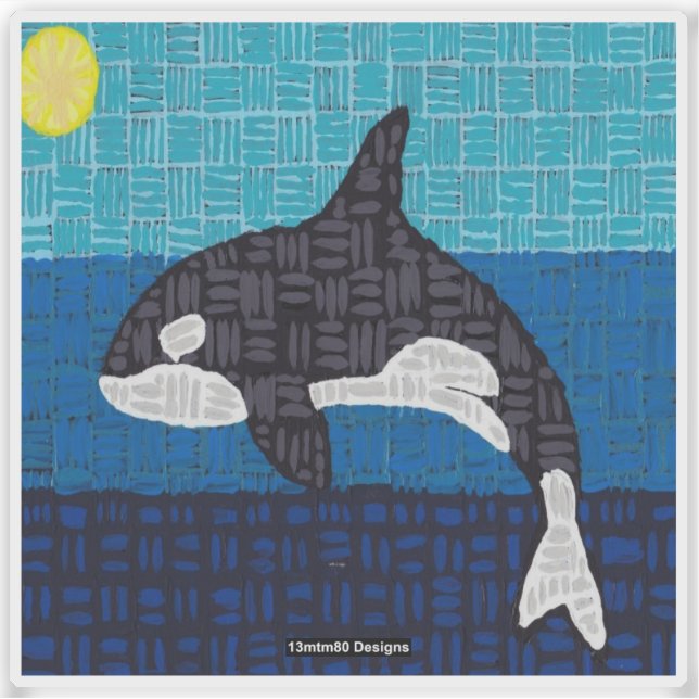 Orca - Vinyl Sticker (Front)