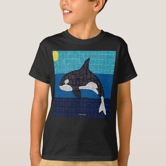 Orca (vivid) - Boy's Basic T-Shirt (Front)