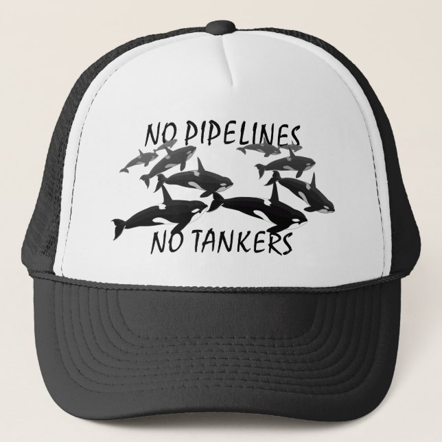 Orca Whale Baseball Cap Killer Whale Hats Caps (Front)