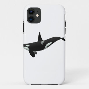 Orca whale illustration - Choose background colour Case-Mate iPhone Case