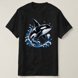 Orca Whale Ocean Wave T-Shirt – Killer Whale Coast