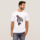 Orca Whale Salish design Pacific Northwest native T-Shirt (Front Full)