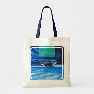 Orca Whale Showing Off Tote Bag