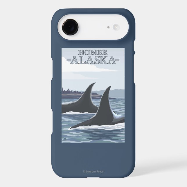 Orca Whales #1 - Homer, Alaska Case-Mate iPhone Case (Back)