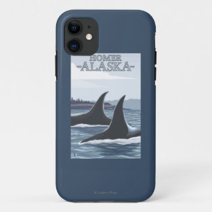 Orca Whales #1 - Homer, Alaska iPhone 11 Case