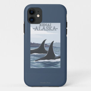 Orca Whales #1 - Kenai, Alaska iPhone 11 Case